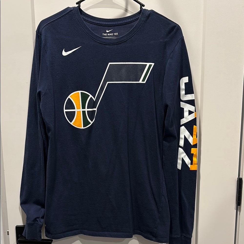 Nike Jazz Long Sleeve Shirt - Navy